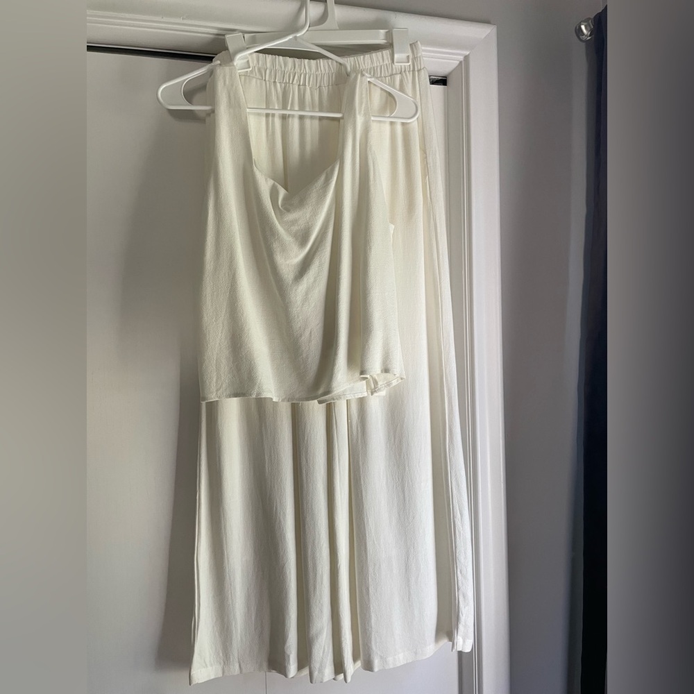 White Two-Piece Set - Picture 2 of 5